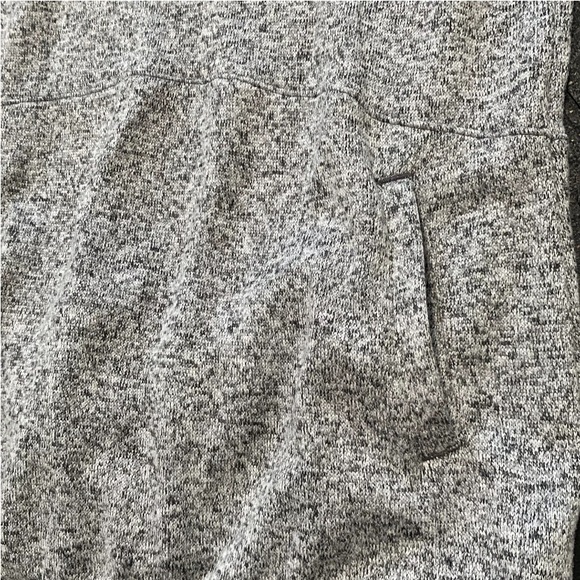 Tek Gear On-the-go-gear Women’s Size Medium Gray Heathered Fleece Sweater - Picture 5 of 11